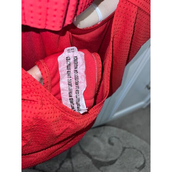 NWT RHODE x Target Women's 2X Red Embossed Dot Ruffle One Piece Swimsuit - Picture 10 of 10